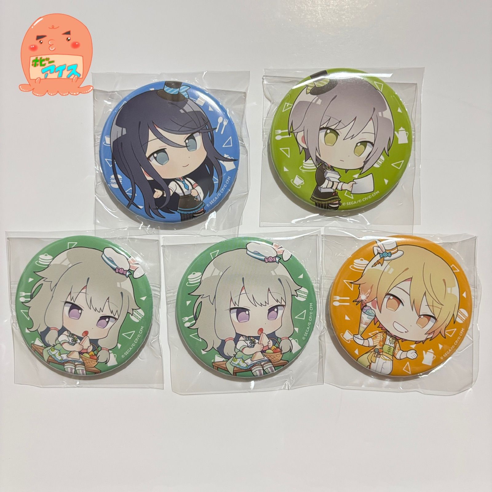 プロジェクトセカイ プロセカ アニメイトカフェ 缶バッジ アニカフェ