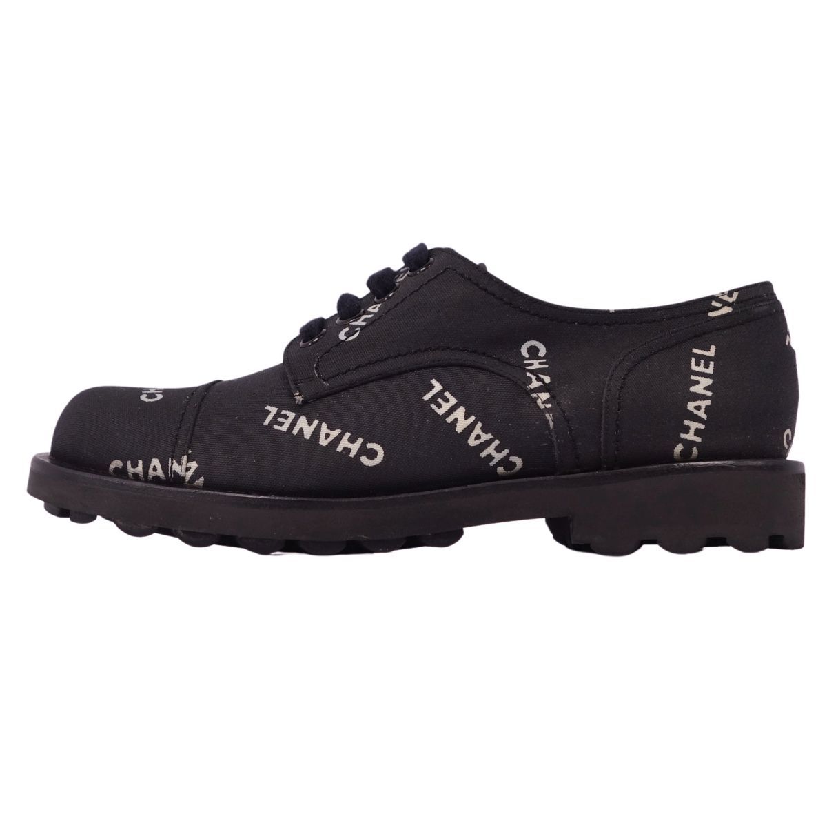 美品 Vintage シャネル CHANEL シューズ 95P レースアップ ロ - メルカリ