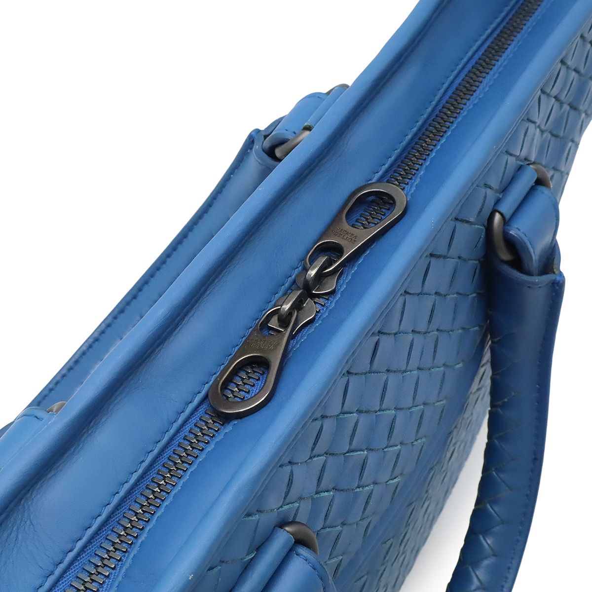 ボッテガべネタ　ブリーフケース　ダークブルー BOTTEGA VENETA ボッテガ ヴェネタ ボッテガベネタ イントレ