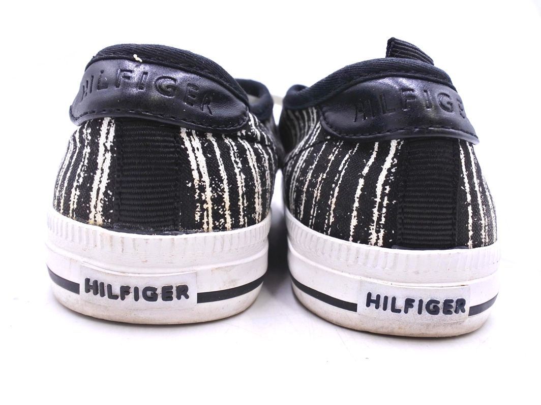 TOMMY HILFIGER トミーヒルフィガー ローカット スニーカー size5.5M/白ｘ黒 ■■ レディース