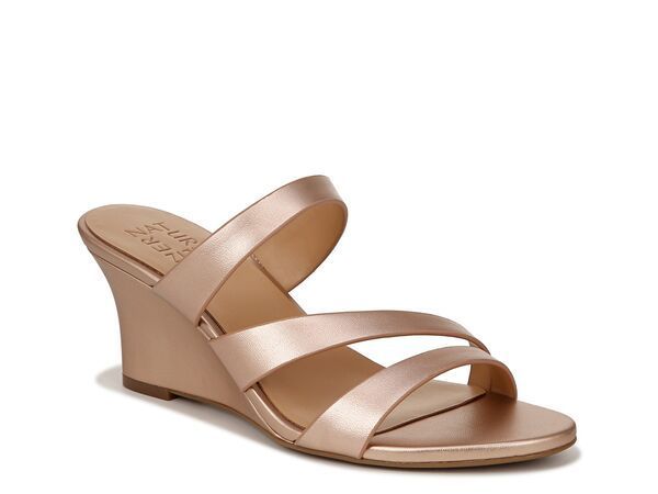 【送料無料】 ナチュライザー レディース サンダル シューズ Breona Wedge Sandal Rose Gold llic