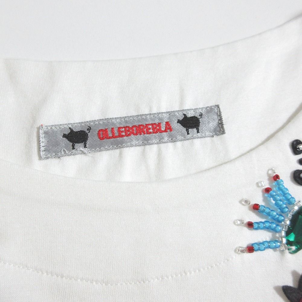 OLLEBOREBLA ぶたさん刺繍 チュニックワンピース 未使用 希少 OLLEBOREBLA チュニックワンピース ブタさん 刺繍 風船