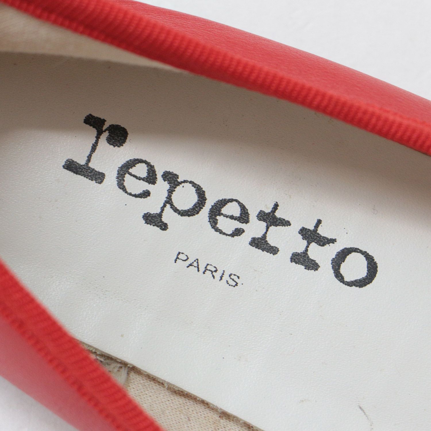 Repetto レペット シューズ 靴 パンプス フラット レッド 赤 38 24.0cm