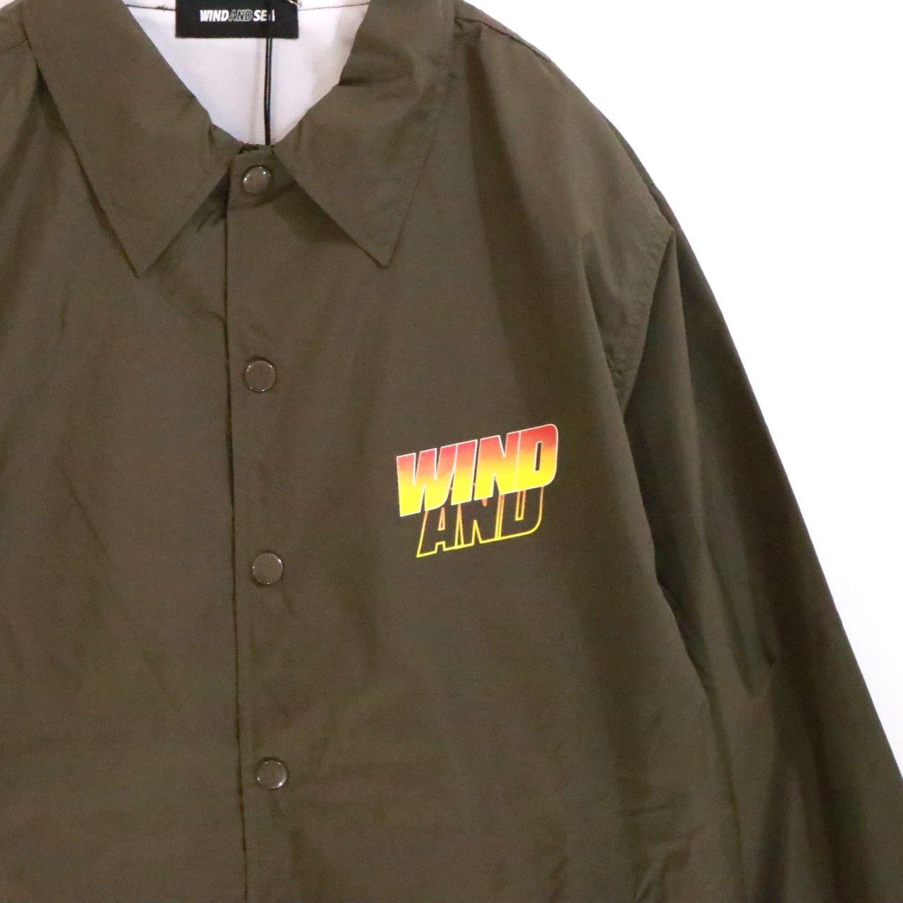 新品】WIND AND SEA ウィンダンシー S メンズ コーチジャケット 24AW  