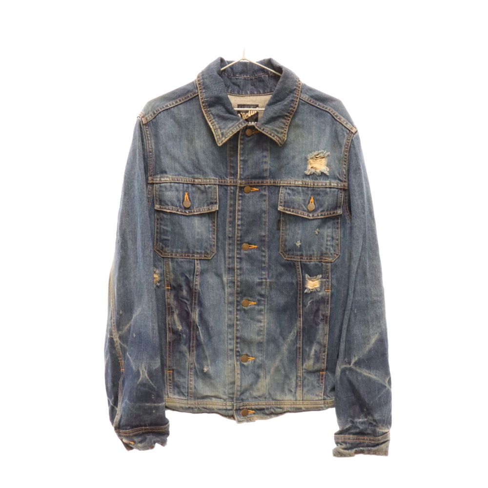 VICTIM (ヴィクティム) Damage Denim Jacket ダメージ加工 デニム 