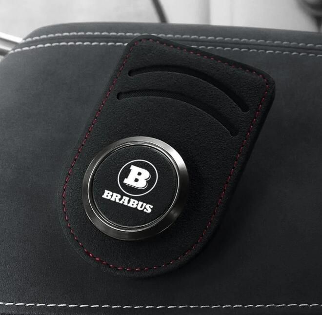 新品！ブラバス  BRABUS  ロゴ 車用サングラスクリップ メガネクリップ ホルダーメガネ  多機能 カード収納  4色選択  番号01 全車種対応  W290 W190 GT43 GT53 GT63 Pirelli マイバッハ  MAYBACH