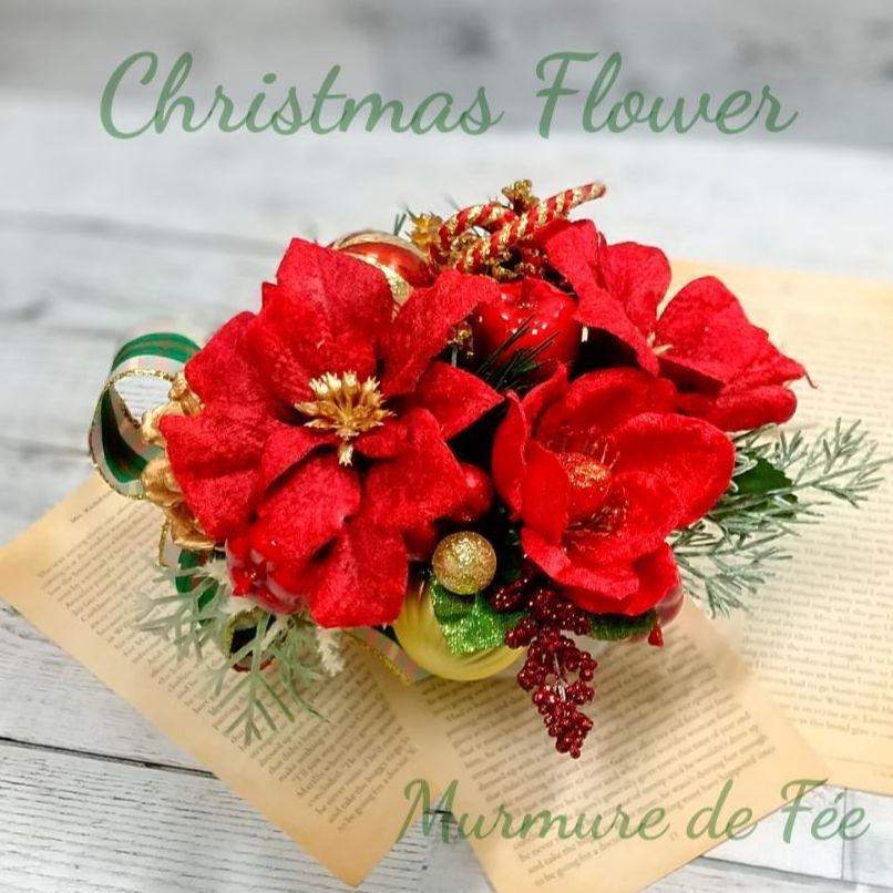 メルカリshops クリスマスフラワー ポインセチアのアレンジメント フラワーアレンジメント メルカリshops クリスマスフラワー ポインセチアのアレンジメント フラワーアレンジメント