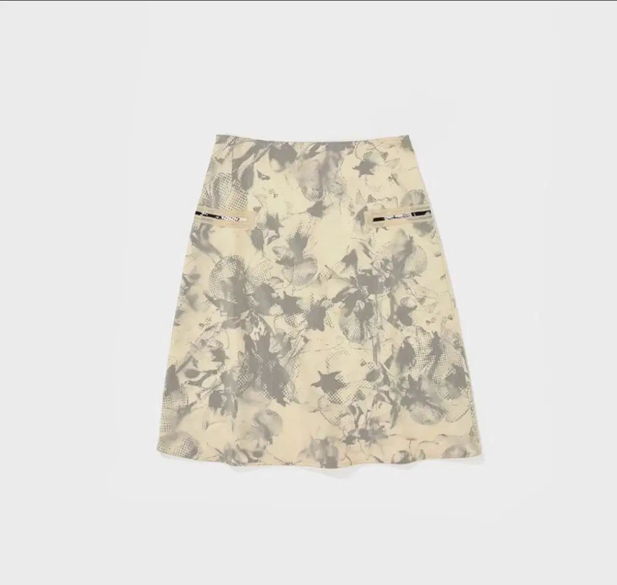 LOW CLASSIC ロウ クラシック シースルー スティッチ ミディ スカート S