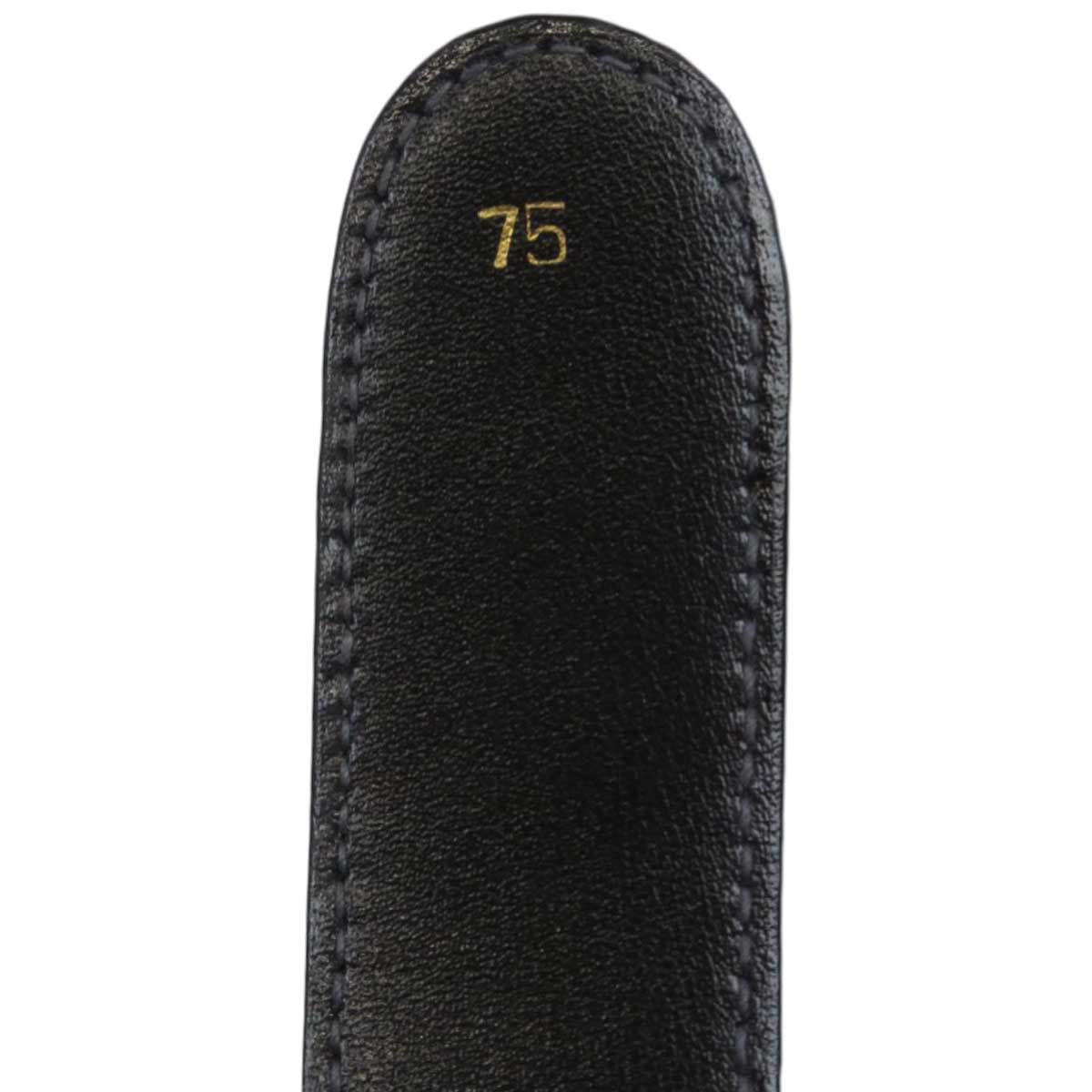 GUCCI黒レザー G型バックル ベルト 75 グッチ ヴィンテージ GGロゴ バックル ベルト 30MM 75 メタル