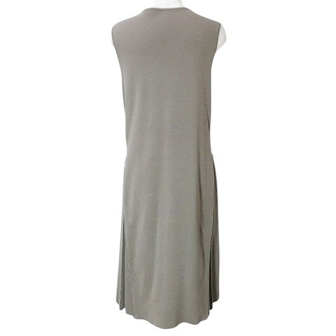 フォクシー FOXEY Knit Dress ニット ワンピース ノースリーブ ジップ