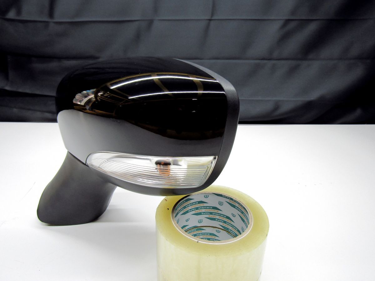 ルノー RM5M ルーテシア 純正 左 ドアミラー 8P 右ハンドル車 赤 NNP MR580304