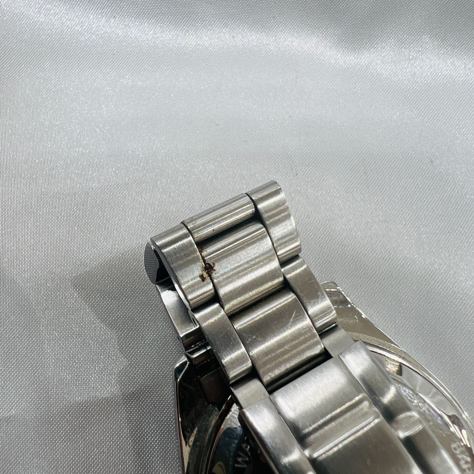 A【中古】MUSK ムスク MM-2110 メンズ腕時計 金属ベルト 文字盤緑 