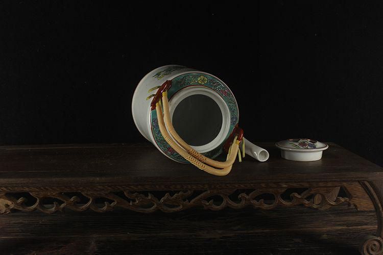 花鳥持ち梁壺 中国 景徳鎮 陶磁器 中国美術 - メルカリ