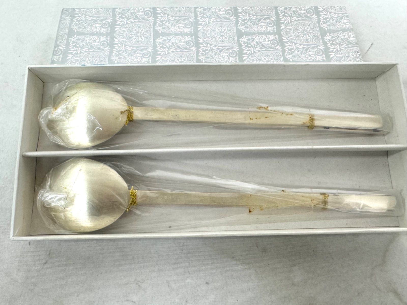 中古 韓国 銀 箸とスプーンのセット AG800刻印 中古 韓国 銀 箸