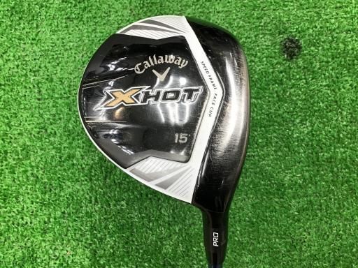 キャロウェイ X HOT PRO 15° フェアウェイウッド FW Tour AD GT-6 フレックスS メンズ 男性用 右利き 右用 Cランク ゴルフクラブ