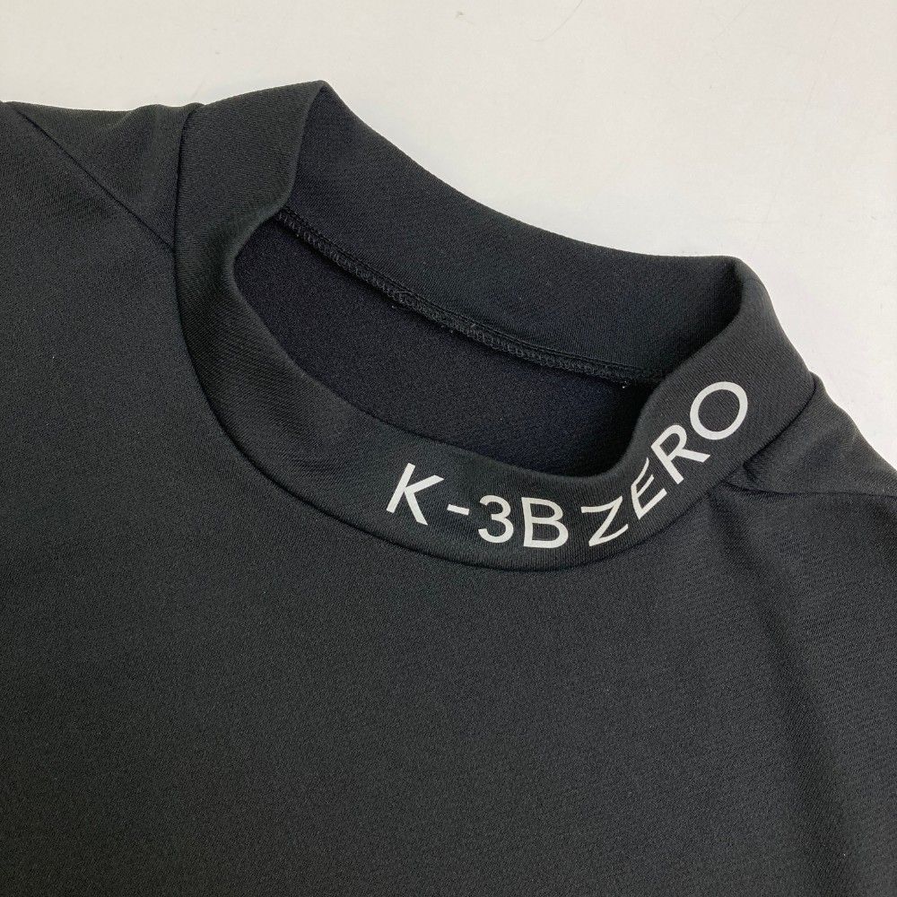 サイズ：3 K-3B ケースリービー  モックネック 半袖Tシャツ  ブラック系 [240101443645] ゴルフウェア メンズ ストスト サイズ：3 K-3B ケースリービー モックネック 半袖Tシャツ