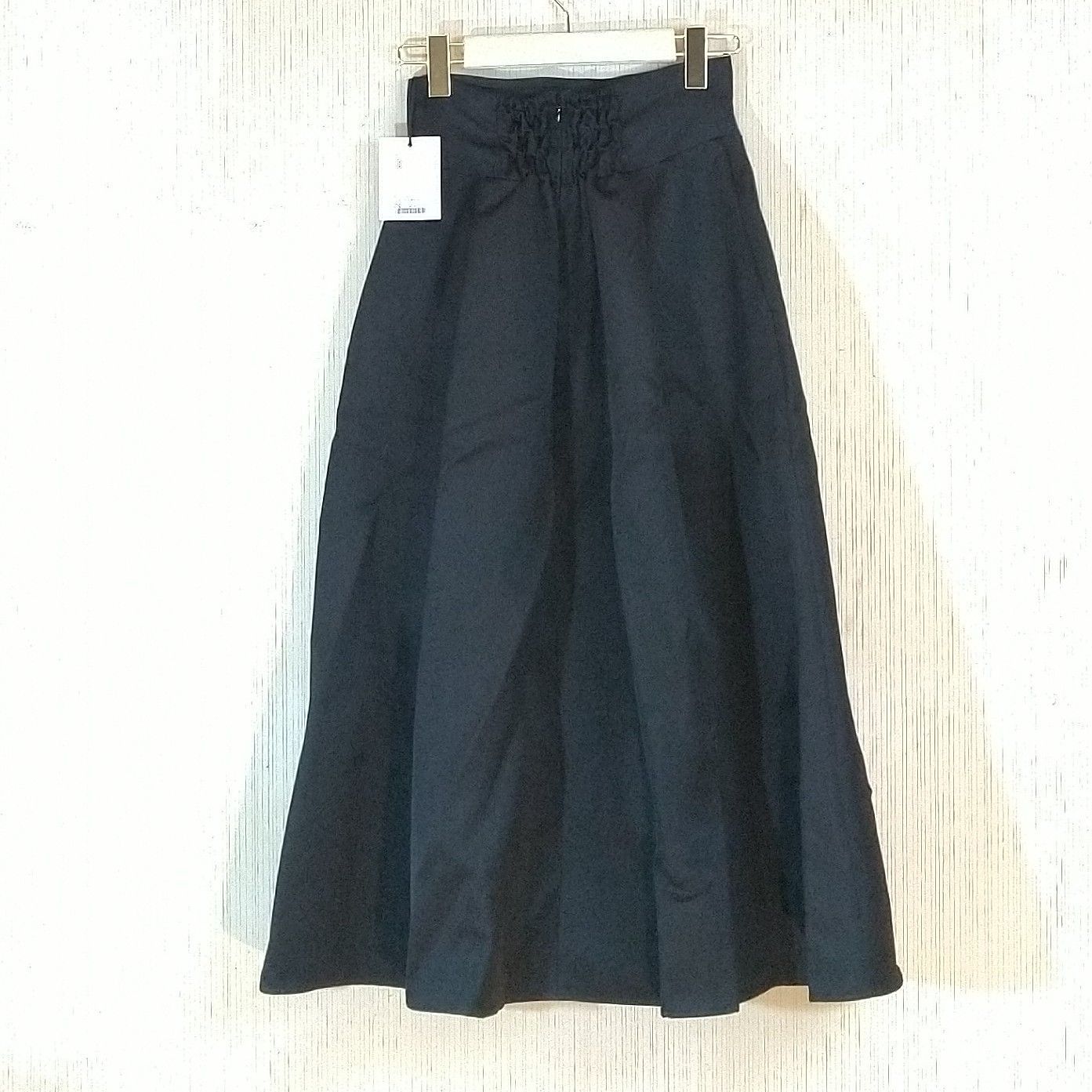 タグ付き】High Waist Satin Volume Skirt スカ－ト タック