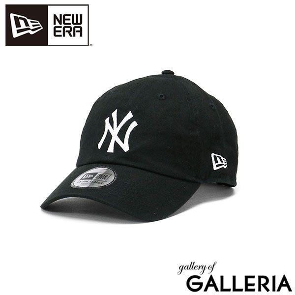 正規取扱店 ニューエラ キャップ メンズ レディース NEW ERA ブランド 深め 大きいサイズ おしゃれ シンプル コットン 野球 Casual Classic ヤンキースブラック