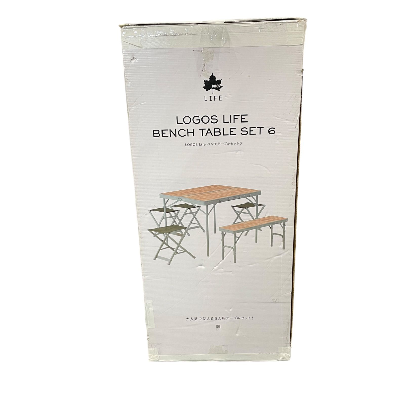 LOGOS Life ベンチテーブルセット 6人用 ロゴス ライフ Bench Table