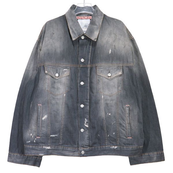 Acne Studios アクネストゥディオズ オーバーサイズフィットデニムジャケット FN-UX-OUTW000073 C90190- ブラック アウター サイズL junz