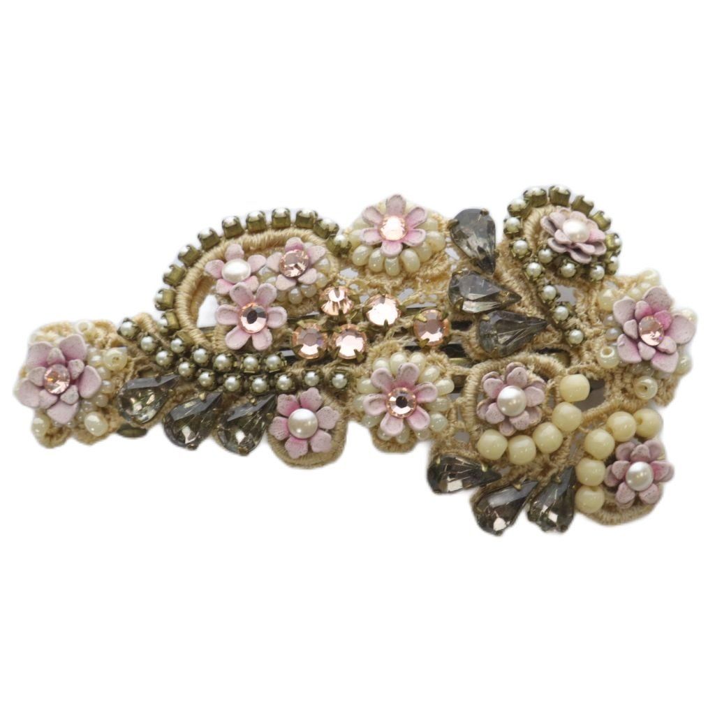 ミハエルネグリン花柄ビジュー付きバレッタ ミハエルネグリン Michal Negrin バレッタ ビジュー フラワー