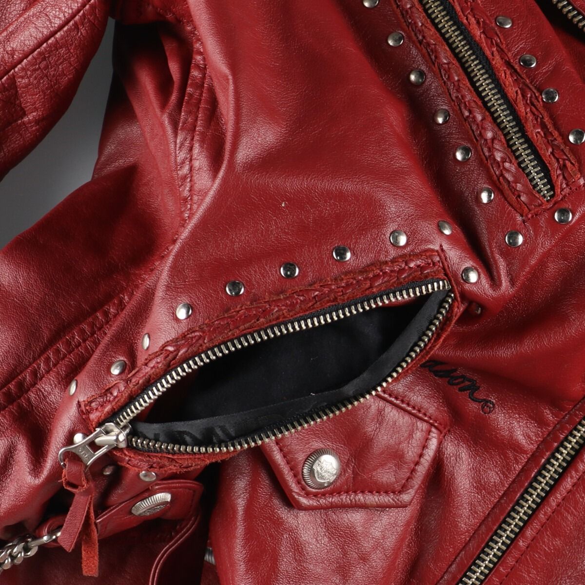 古着 ハーレーダビッドソン Harley-Davidson ダブルライダース  