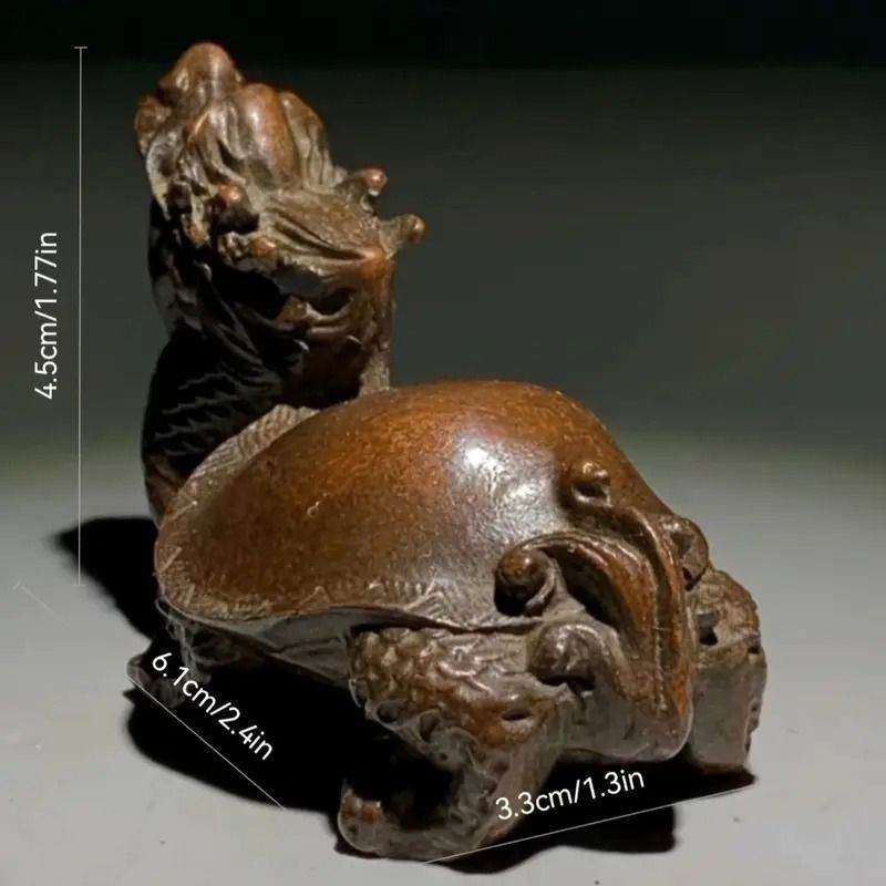 オブシディアン　龍亀　彫刻 置物 金　開運 風水 骨董　インテリア　アンティーク Amazon.co.jp: 龍亀（ロングイ）陶器製 置物 オブジェ 商売繁盛
