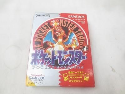 ゲーム ゲームボーイ ソフト ポケットモンスター 赤 取扱説明書 き
