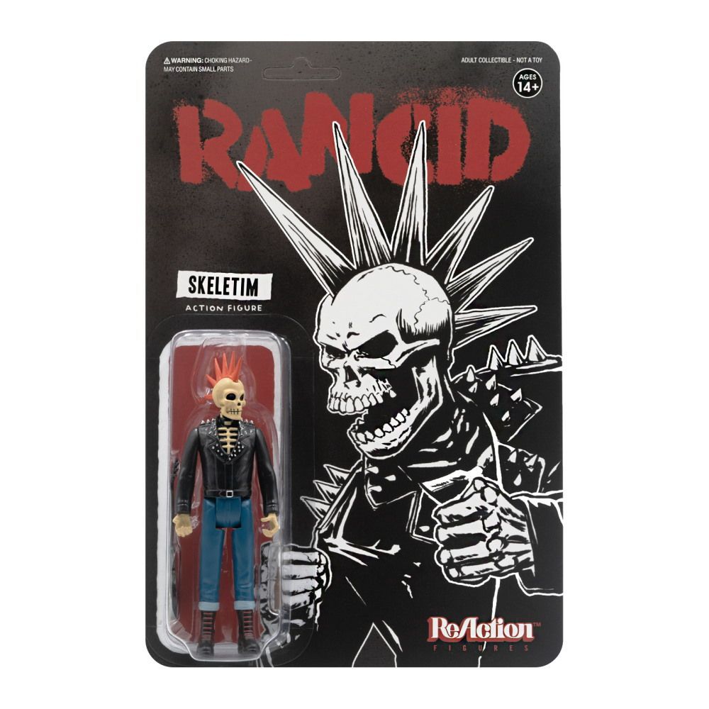 国内外の人気 ☆ランシド Re Action フィギュア RANCID Super7 (WAVE1) スカル 芸能人、タレント