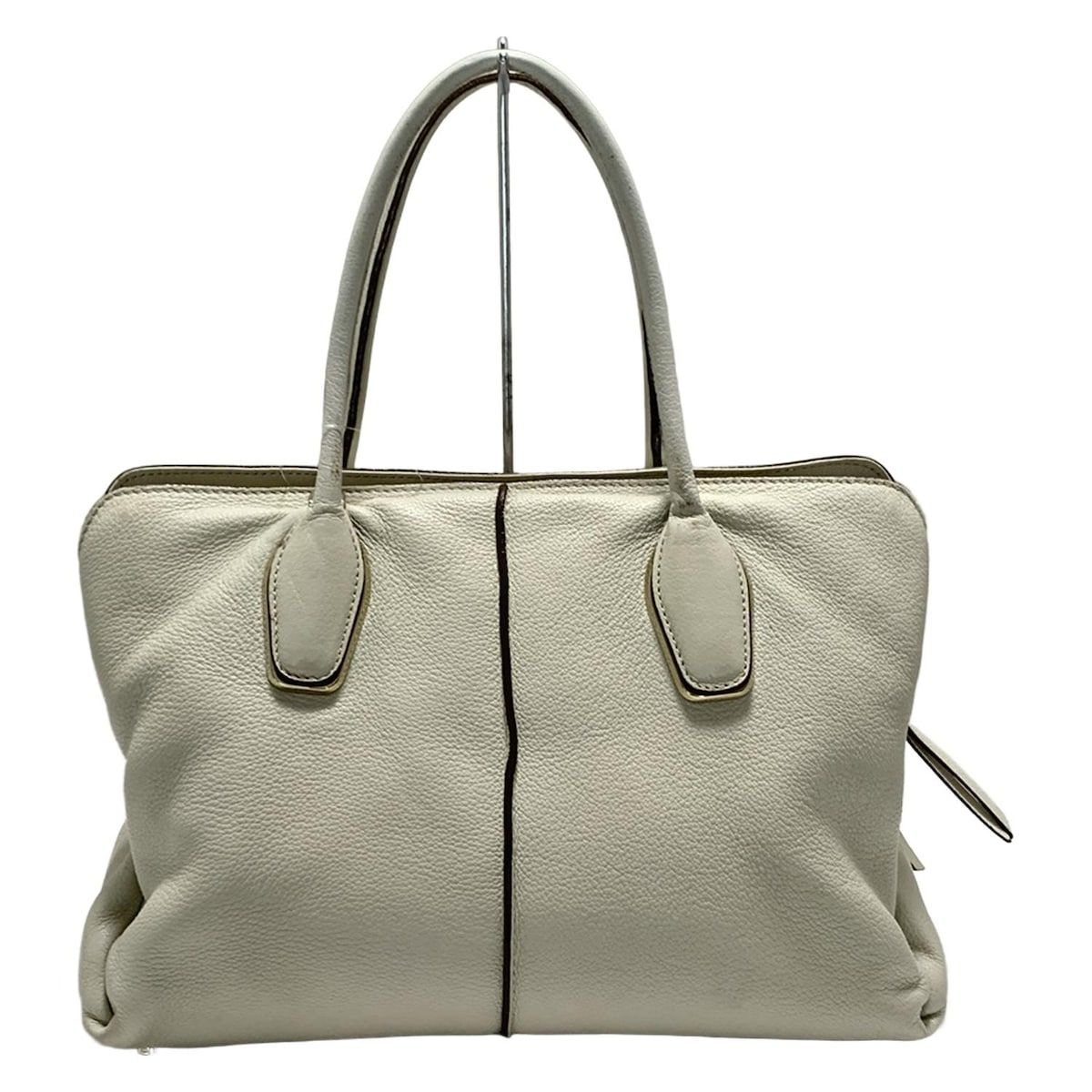 TOD'S グレーレザー トートバッグ TOD'S トッズ トートバッグ レザー グレー A4収納｜Yahoo!フリマ