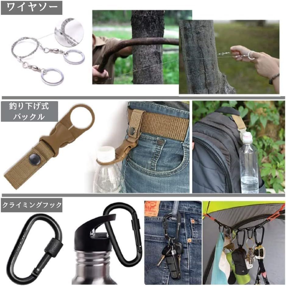サバイバルキット 防災グッズ 救急サバイバルグッズ SOS屋外生存