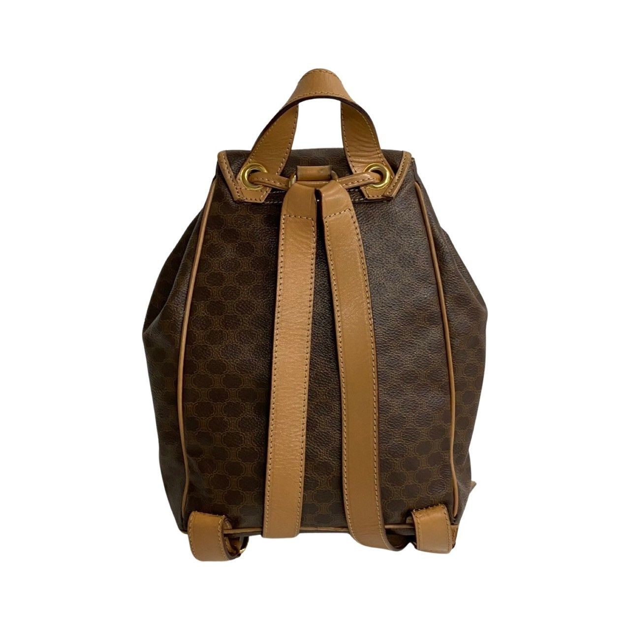 【美品】プラダ リュック 三角ロゴ ブラウン オールレザー PRADA - 美品 プラダ オールレザー リュックの通販 by