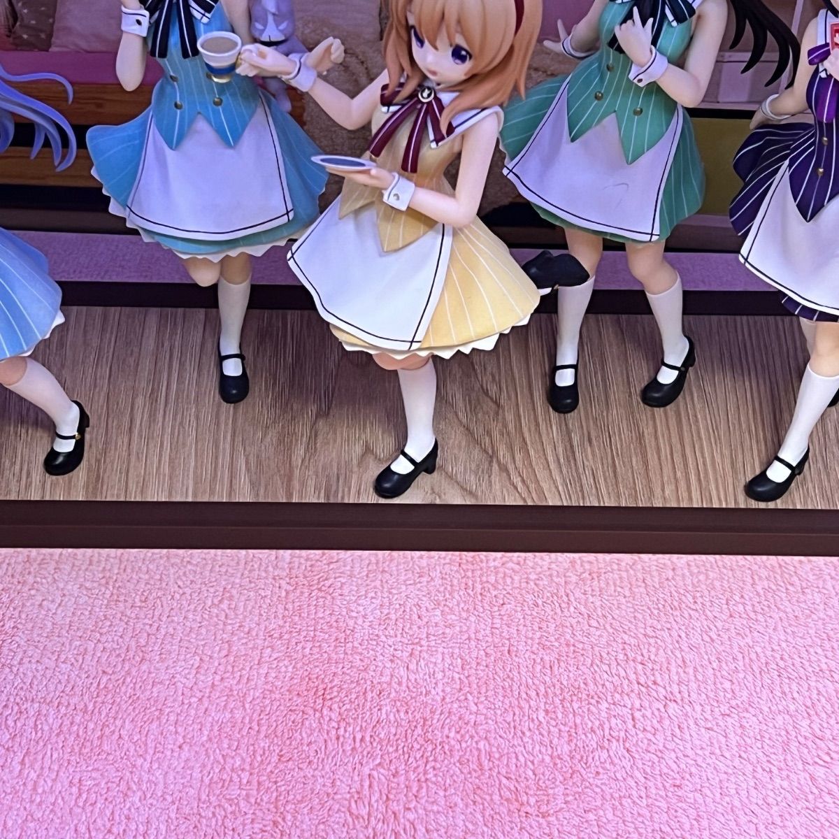 ❷ご注文はうさぎですか？　プライズフィギュア用台座（お茶会ver）