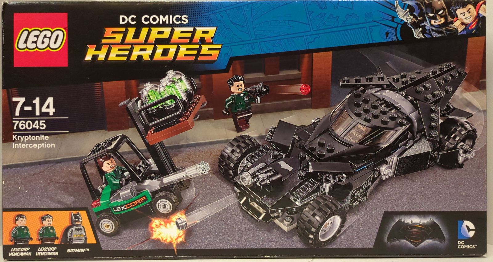LEGO SUPER HEROES BATMAN V SUPERMAN / DAWN OF JUSTICE DC COMICS KRYPTONITE INTERCEPTION 76045
