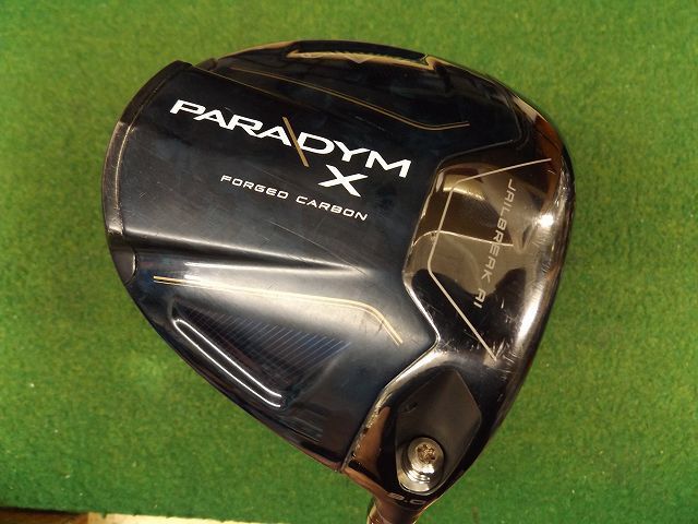 1982 PARADYM X 9° キャロウェイ純正カーボン S リシャフト カバー有 キャロウェイ パラダイム ドライバー .963046