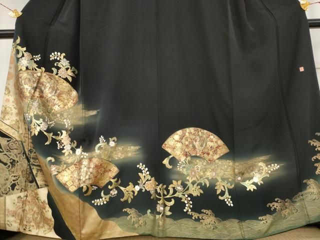 ◾️平安樋口一星作　彩色魚藻文大鉢共箱付き ◾️平安樋口一星作 彩色魚藻文大鉢共箱付き