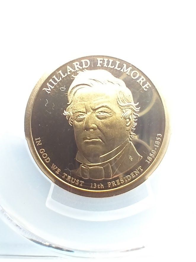 PCGS PR69DCAM ミラード・フィルモア大統領 アメリカ 1ドル PCGS PR69DCAM ミラード・フィルモア大統領 アメリカ 1ドル