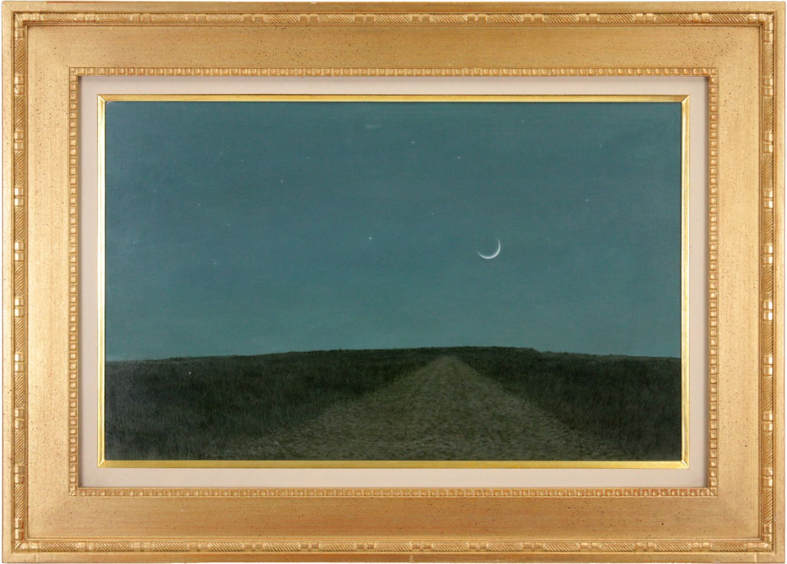 越智紀久張 「朱の景」 油絵・油彩画 絵画 越智紀久張 『朱の景』 油彩画 - 北海道画廊