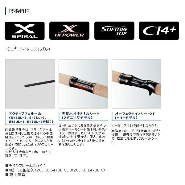 ≪ 19年 新商品 ≫ シマノ カーディフ ネイティブスペシャル S 77 L 〔仕舞寸法 118.8 cm〕