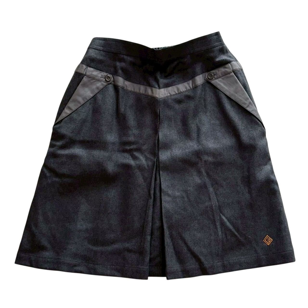 Christian Dior クリスチャンディオール ボックススカート グレー スポーツ ゴルフ 趣味 レディース Lサイズ