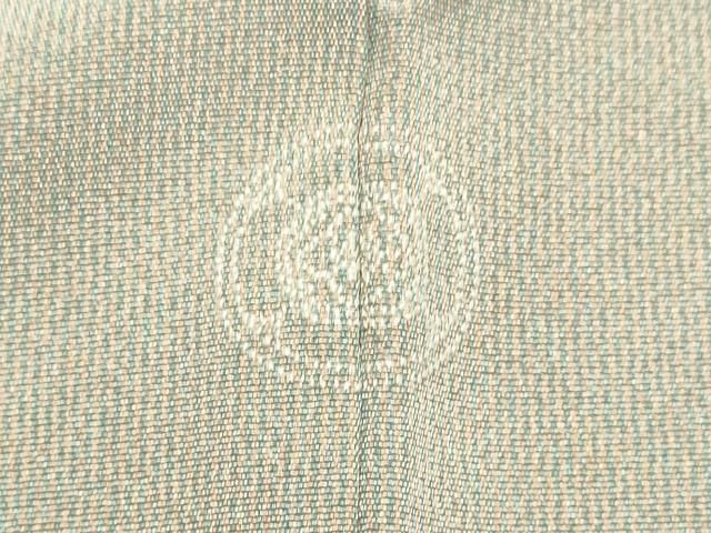 平和屋着物●江戸小紋　万筋　浅縹色×水柿色　正絹　逸品　DAAS2035tw 平和屋着物○江戸小紋 万筋 浅縹色×水柿色 正絹 逸品 DAAS2035tw