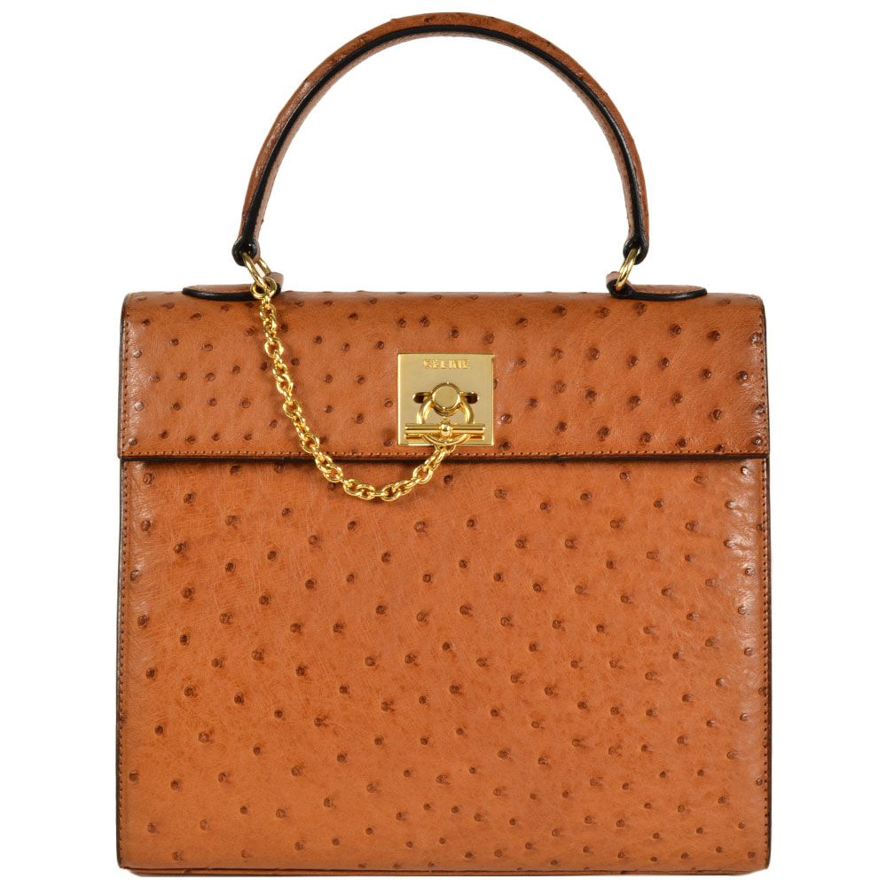 セリーヌ CELINE ヴィンテージ レザー ハンドバッグ
