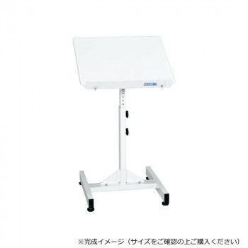 サカエ サポートスタンド移動式 500×400×690mm パールホワイト 抗菌粉体塗装 TS-54AW