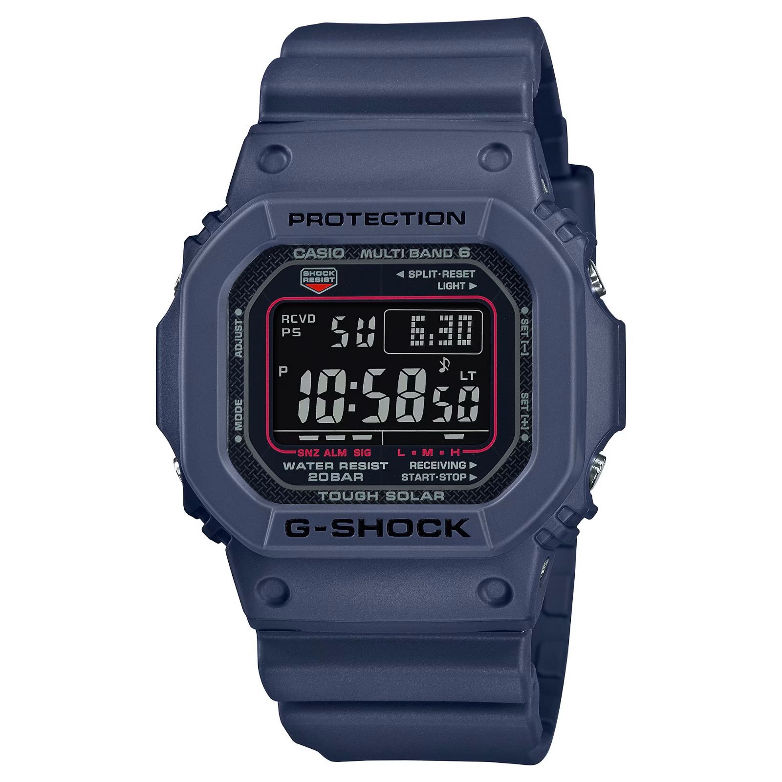 【即納】国内正規品 CASIO カシオ G-SHOCK Gショック タフソーラー 世界6局電波受信 マルチバンド6 GW-M5610U-2JF ブルー 腕時計 メンズ