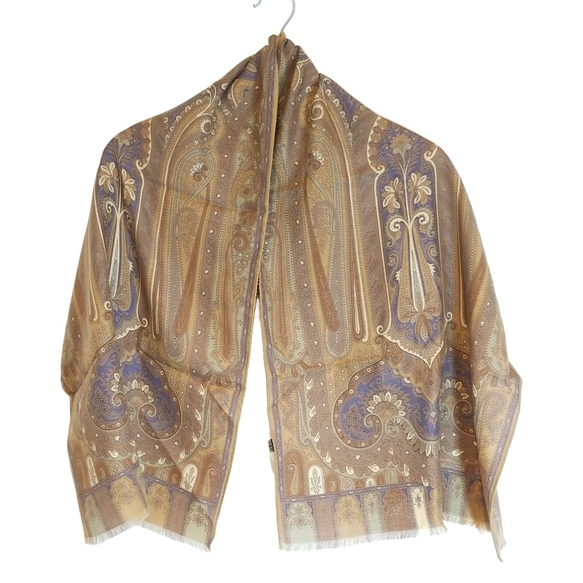 ETRO ペイズリー柄ストール・ショール 美品♡ ETRO(エトロ) ストール(ショール)美品 - ネイビー×ブルー×マルチ