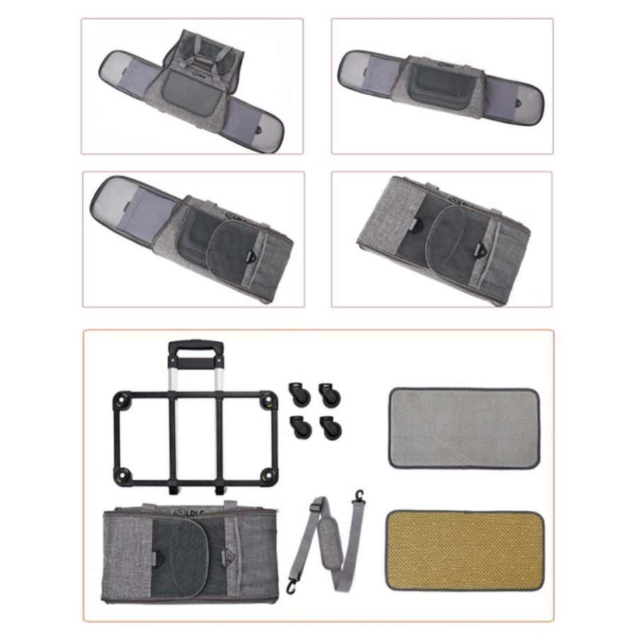 ペットキャリー キャスター付き