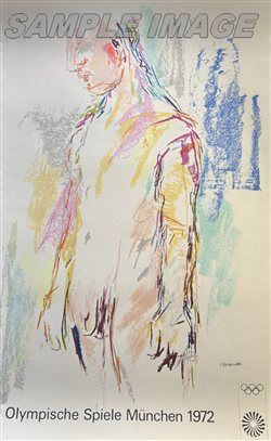 オスカー ココシュカ ポスター ミュンヘンオリンピックポスター Oskar Kokoschka Open Edition 額縁無し Oskar Kokoschka FA250038