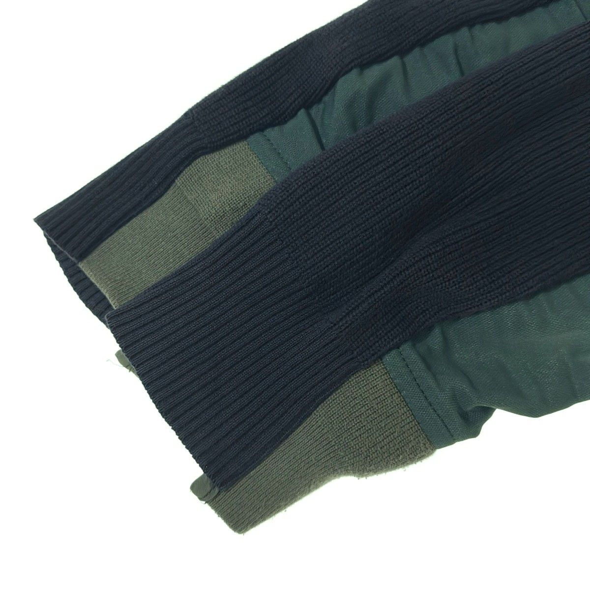 sacai 19ss セーター sacai サカイ 19SS SWITCHED PULLOVER KNIT SWEATER ドッキング