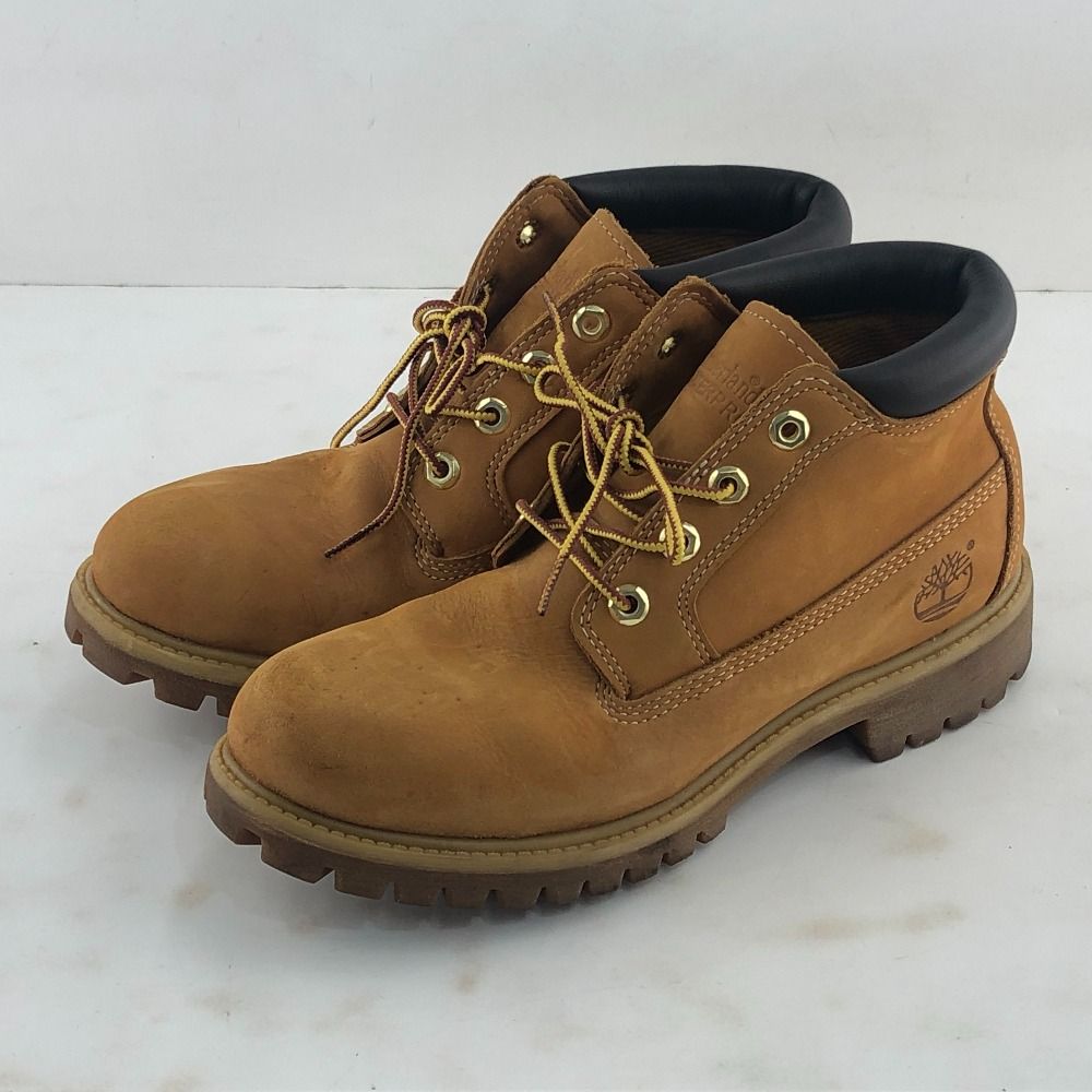 02w07476 ティンバーランド Timberland WATERPROOF CHUKKA BOOT ウォータープルーフ チャッカブーツ ブラウン  25.5cm 中国製 メンズ ４ホールブーツ ブーツ 20361 【中古品】 - メルカリ