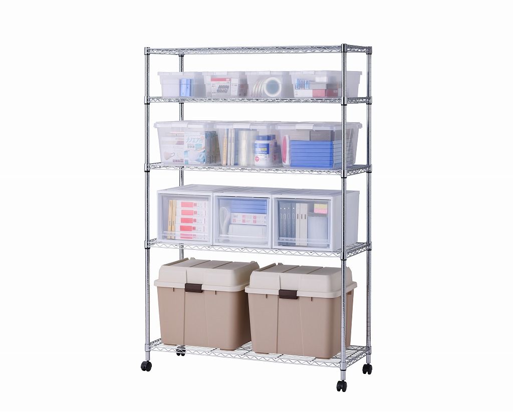 アイリスオーヤマ メタルラック 本体 幅120 5段 業務用 スチール 収納